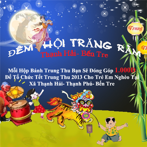 TRUNG THU 2015 "ĐÊM HỘI TRĂNG RẰM" THẠNH HẢI-BẾN TRE